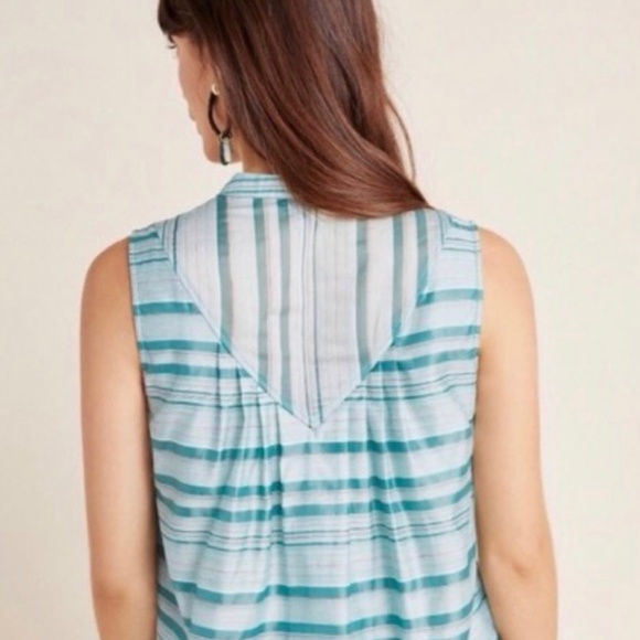 Anthropologie Current Air Sleeveless Top Small S - Picture 3 of 4